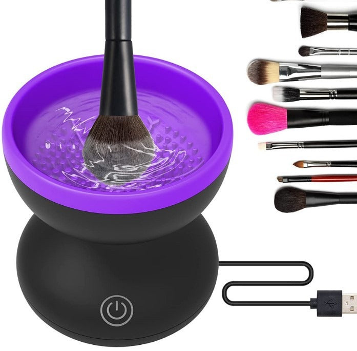 Makeup brush Automatic brush cleaner Rechargeable makeup tool cleaning artifact Pro